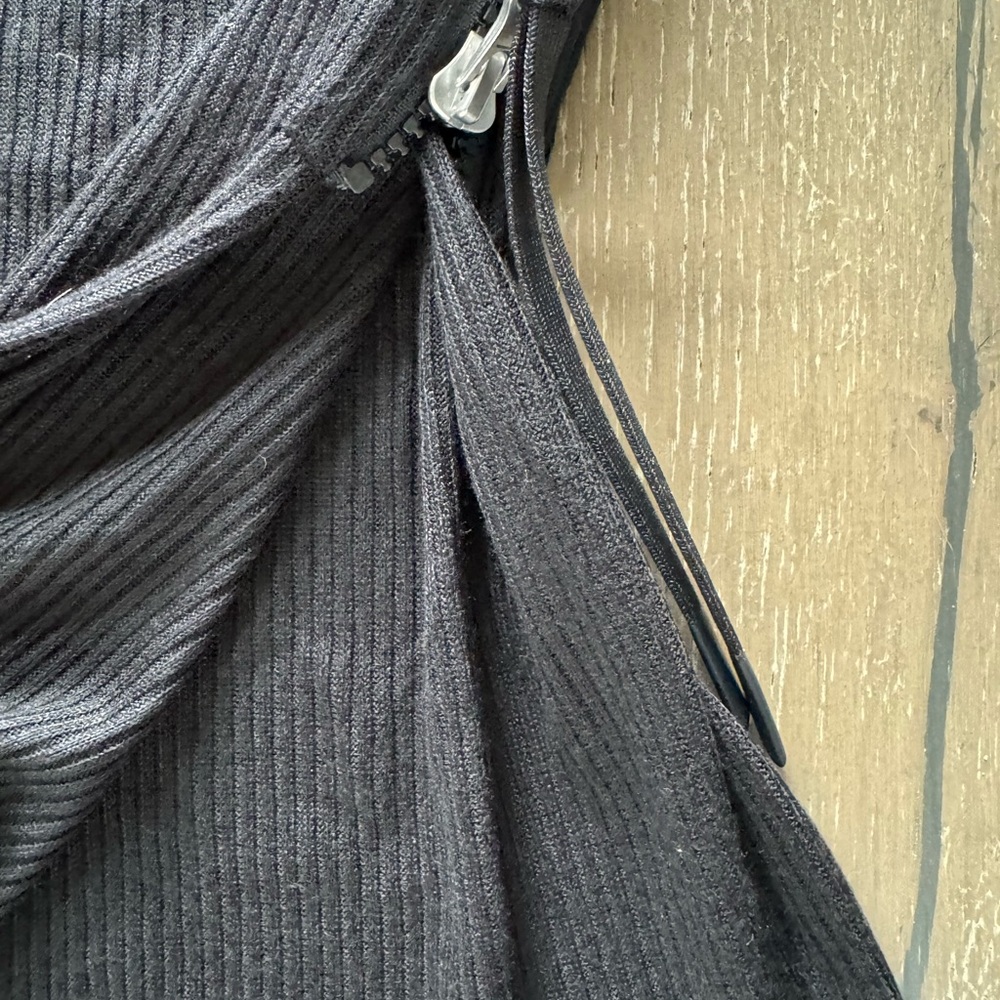 Rag & Bone the knit rib zip midi dress - Picture 4 of 9